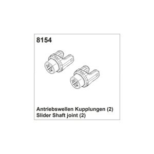 DF models Spojky hnací hřídele 2 ks pro 3144 Home IQ models