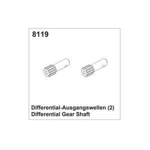 DF models Hřídel diferenciálu pro 3144 Home IQ models