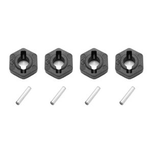 Plastové šestihranné unašeče kol + piny, 4 + 4 ks Auta IQ models