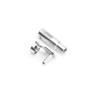 Alu vidlička M3 s pružinovou pojistkou a 4mm čepem, 5 ks. Příslušenství letadla IQ models