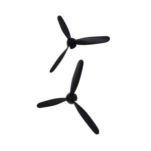 Třílistá vrtule pro letadla s černým unašečem NEW VERSION 2ks  IQ models