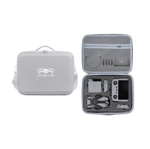 DJI Mini 5 Pro - Šedé PU pouzdro na rameno pro DJI Mini 5 Pro (DJI RC 2 / RC-N3) OEM příslušenství IQ models