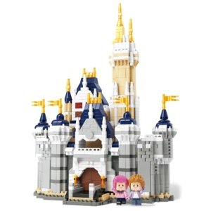 KOCO Stavebnice mini Pohádkový hrad plast 1274ks DIY stavebnice  IQ models