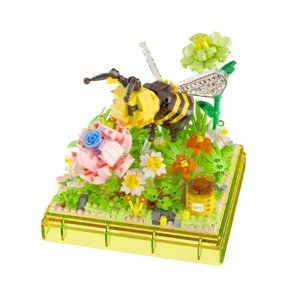 KOCO Stavebnice mini Včelka 668 ks DIY stavebnice  IQ models