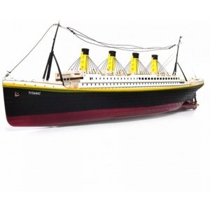 TITANIC  na dálkové- zánovní, 2x použita na vodě- plně funkční, outlet RC lodě IQ models