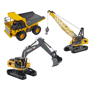 Set RC bagru, dump trucku a pásového jeřábu 1/24  IQ models