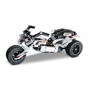 Stavebnice motorka na zpětné natažení 198 dílků DIY stavebnice  IQ models