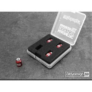 Označovací sada pro 1/10 karoserie - červená Příslušenství auta IQ models