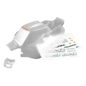 SWORKz 1/8 Falcon ST-4 čirá lexanová karoserie, 90% předříznutá, lehká, 1 ks. Příslušenství auta IQ models