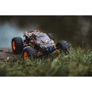 RC auto TwinRaptor PRO - černé Voděodolné IQ models