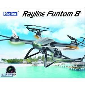 Funtom 8 BAROMETR, HD kamera, kompas - plně funkční, zánovní RC drony IQ models