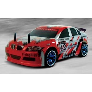 BMW DRIFT - mírně prasklá karoserie RC auta IQ models