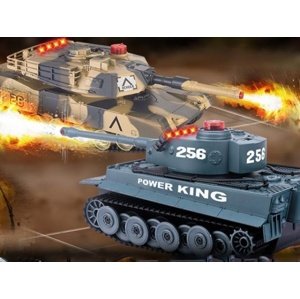 Sada bezpečných infra tanků nereaguje hnědý tank RC tanky IQ models