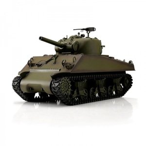Torro RC tank M4A3 Sherman 1:16, kovové pásy a převodovky Home IQ models