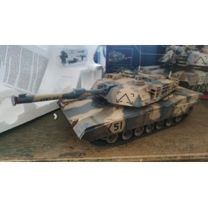 Abrams 1/24 - airsoft, Plně funkční, použité, RC tanky IQ models