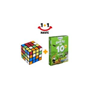 Akce 1+1 Rubikova kostka mistr 4x4 + Uhádni na 10 - Zvířata - česká verze navíc