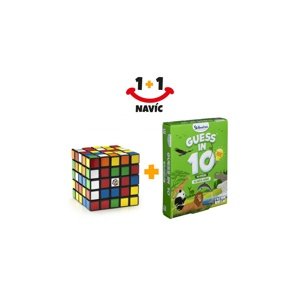 Akce 1+1 Rubikova kostka 5x5 profesor + Uhádni na 10 - Zvířata - česká verze navíc