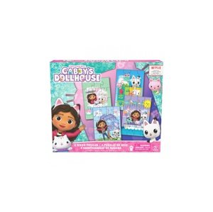Spin Master Games Gábinin kouzelný domek dřevěné puzzle 4 obrázky