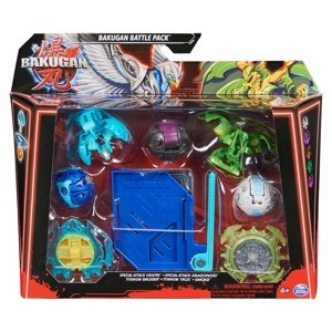 Bakugan 5 balení speciální útok S6 Ventri, Dragonoid, Bruiser, Trox, Smoke