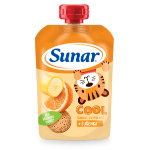Sunar - Cool kapsička pomeranč, banán a sušenka