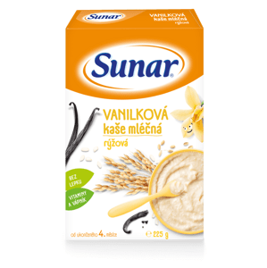 Sunar Vanilková kaše mléčná rýžová 210 g
