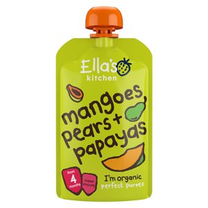 Ella's Kitchen BIO Mango, hruška a papája (120 g)