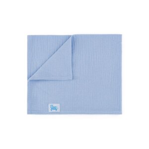 Mušelínová plena - Bezvaplenky MODRÁ