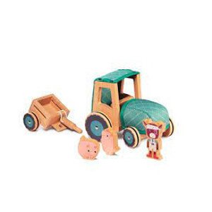 Lilliputiens - traktor a kravička Rosalie poškozený obal sleva