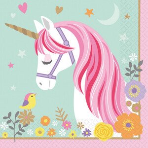 Papírové ubrousky Jednorožec, 16 ks