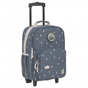 Dětský kufr na kolečkách - Happy Prints midnight blue
