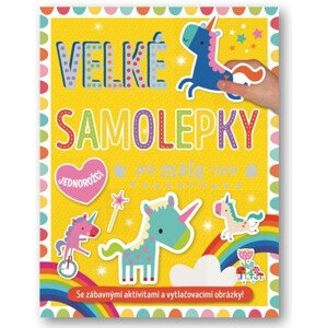Velké samolepky pro malé ruce - Jednorožci