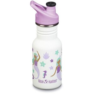 Dětská nerezová termolahev Klean Kanteen Narrow w/Kid Sport Cap – mořská panna 355 ml