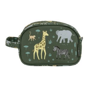 A Little Lovely Company - toaletní taštička - zvířata ze savany