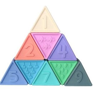 Skládací hračka Triblox, pastelová - Sleva poškozený obal