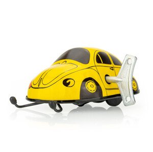 Autíčko na klíček - žluté