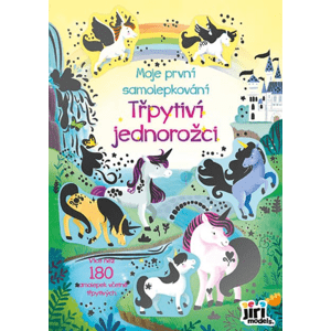 Třpytiví jednorožci - moje první samolepkování