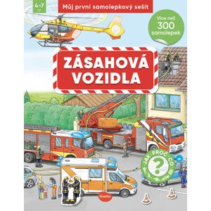 Můj první samolepkový sešit – Zásahová vozidla