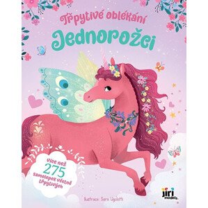 Samolepková knížka - Třpytivé oblékání - Jednorožci