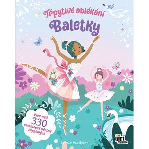 Samolepková knížka - Třpytivé oblékání - Baletky