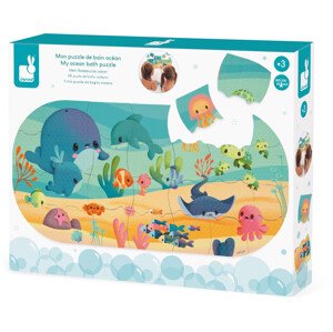 Puzzle - Můj oceán - hračka do vody - 28 ks - Sleva poškozený obal