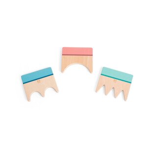 Dřevěné nástroje na písek - tvořte vzory - 3 ks