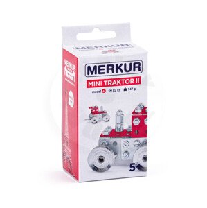 Merkur mini - traktor červený - Sleva poškozený obal