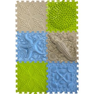 OrtoNature Masážní ortopedické podložky set 6 ks - Divoký ostrov