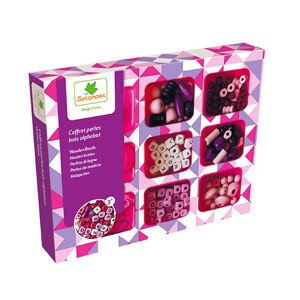 Sada dřevěných korálků - abeceda