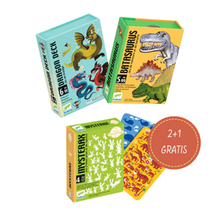 Balíček karetních her Djeco - draci a dinosauři