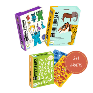 Balíček karetních her Djeco - veselá zvířátka