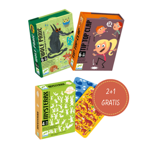 Balíček karetních her Djeco - pro malé školáky