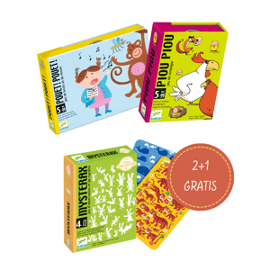 Balíček karetních her Djeco - pro rodinné hraní