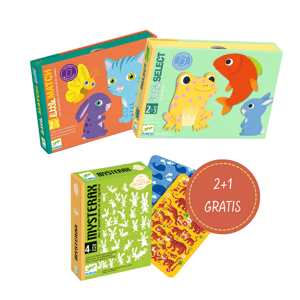 Balíček karetních her Djeco - pro nejmenší děti