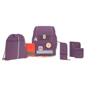 Školní 7dílný set Lässig - Boxy Unique purple